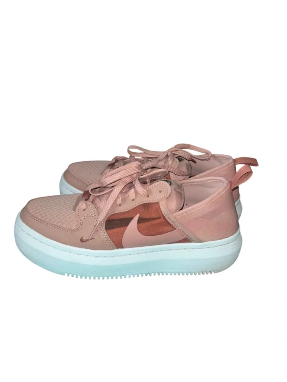Nike Women’s Court Vision Alt Rust Pink Platform Sneakers